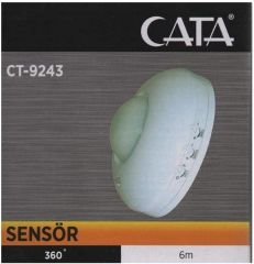 CATA CT-9243 360 Derece Hareket Sensörü, Beyaz
