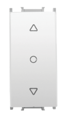 Panasonic Modüler Opak Beyaz Tek Düğmeli Jaluziuzi Anahtarı Kapak 1M - WVTR10234WH-TR