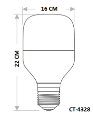 Cata Led Ampül Torch 35 Watt Beyaz Işık Ct-4263B