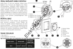 Viko Karre/Meridian Beyaz/Krem Çocuk Korumalı Topraklı Priz