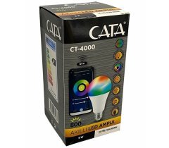 Cata Opal Akıllı Ampül 9W RGB Işık E27 Duy Ct-4000