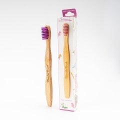 Humble Brush Bambu  Ekstra Yumuşak Pembe Çocuk Diş Fırçası