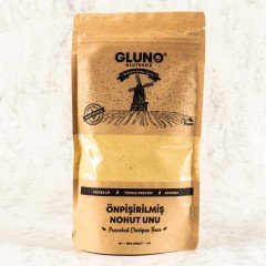 Gluno Glutensiz Ön Pişirilmiş Nohut Unu 250 g