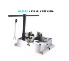 Hassas 4 Ayaklı Kare Ayna