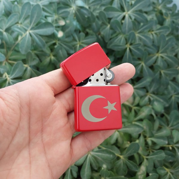 Metal Türk Bayraklı İsimli Çakmak