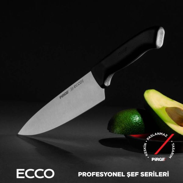 Pirge Ecco Şef Bıçağı  SİYAH