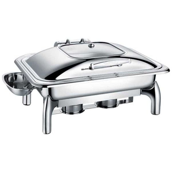 Epinox Hidrolik Kapaklı Chafing Dish, 9 L