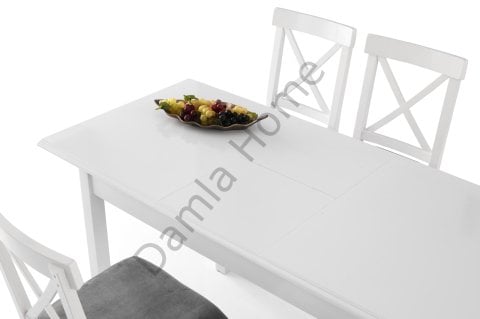 Verona Masa Sandalye Takımı - Beyaz
