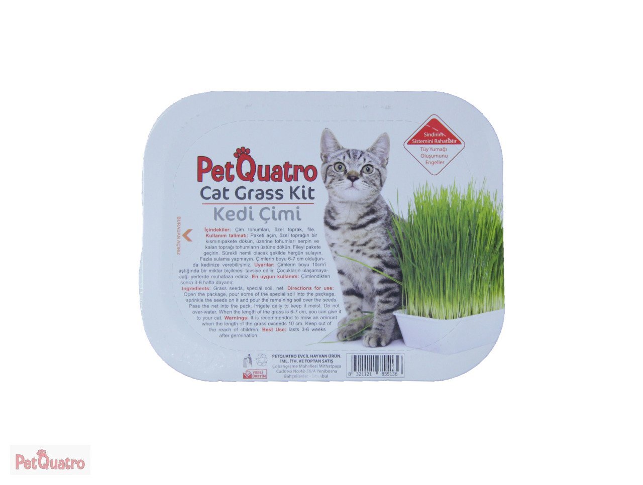 PET QUATRO KEDİ ÇİMİ