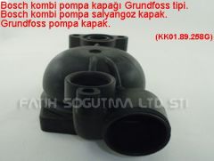 Bosh kombi pompa kapağı Grundfos tipi (  KK01.97.305 ) Bosh kombi pompa salyangoz kapak  .