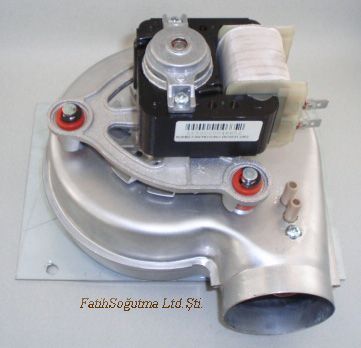 Buderus U052 Fan motoru . saçlı . Sohon (53w-220v) ( KK01.89.127 ) Eca white plus fan motoru . Bosch kombi fan motoru .
