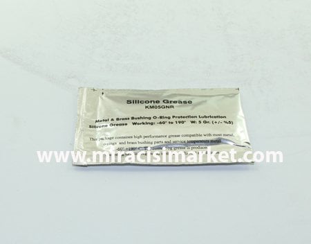 Gres yağı 5 gr . silicone grease . 1.Paket (1adet) ( KK01.97.218 ) gres yağ . o-ring silikon gres .