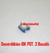 Demirdöküm POT . 10K - Kare Mavi 3.bacaklı Trimpot (  93180001200 ) ACP Spain . Ebad Ölçüleri (14x14x6mm) Demirdöküm Atron kart potu . Demirdöküm Nepto kart potu .