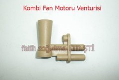 Kombi Fan Motoru Venturisi 2.Lİ ( Çiftli )  ( KK01.97.352 ) (  Ağız çapı 6.35mm ) Fan Motoru Venturisi ( FSFV1Y) Vailant Kombi Fan Motoru Venturi .