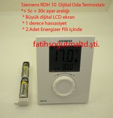 siemens RDH10 Termostat . sıemens rdh10 kombi oda termostat dijital (612914054012) ( KK01.89.241 ) RDH 10 Kombi termostatı . www.fatihsogutma.com.tr