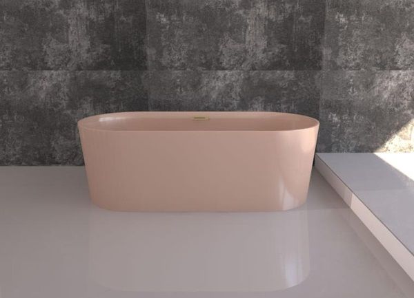 Sanacryl Savarona 177x79x60 Düz Küvet Parlak Soft Pink
