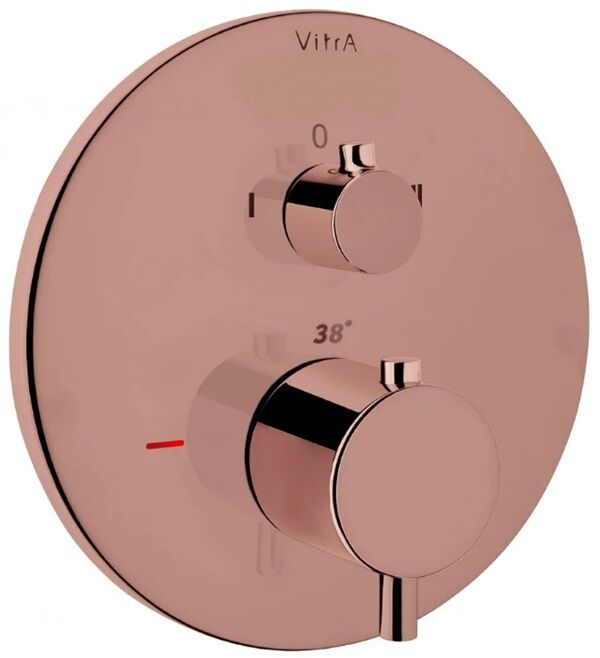 VitrA A4267126 Origin Ankastre Termostatik Banyo Bataryası Bakır