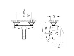 Artema A42535 Fold S Banyo Bataryası - Krom