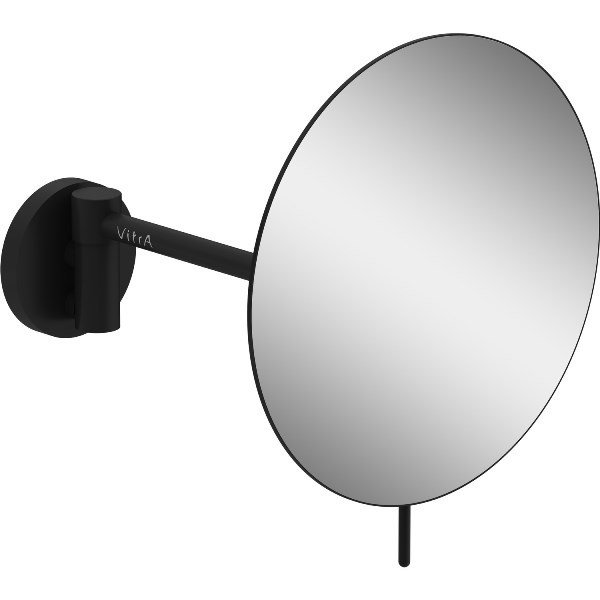 Vitra A4489536 Origin Makyaj Aynası, Duvardan, Mat Siyah