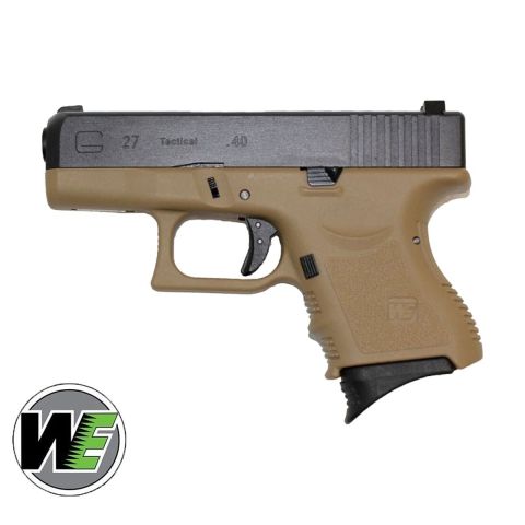 Airsoft Tabanca WE Glock 27 Tan/Siyah  WE-G006A-TAN-27-TAN-A