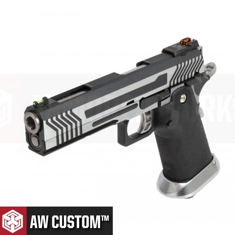 AW Hi-Capa Competition Grade - Full Metal, GÜMÜŞ GBB Airsoft Tabanca