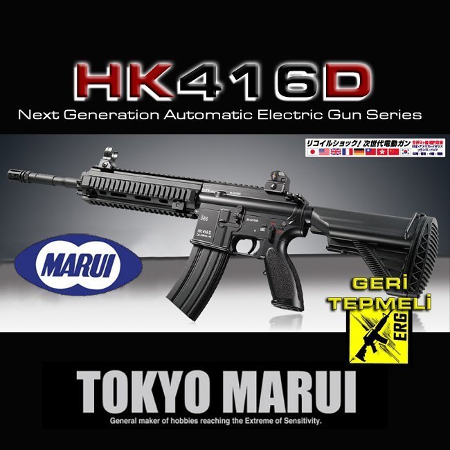 Tokyo Marui HK416D Geri Tepmeli