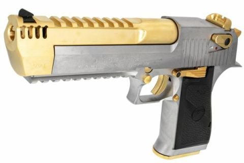 WE AW DESERT EAGLE L6 GOLD SILVER GAS GBB AIRSOFT TABANCA DE0205