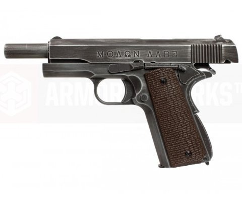 Armorer Works  Full Metal ''Molon Labe'' 1911A1 - Brown Grip