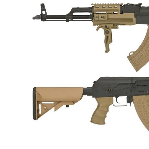 CYMA Field Ops Series AK74 Legionnaire Airsoft AEG Tüfek - Çöl Rengi