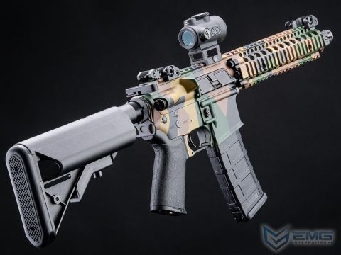 EMG Daniel Defense Lisanslı DDMK18 WOODLAND Airsoft AEG Tüfeği, CYMA Platinum QBS