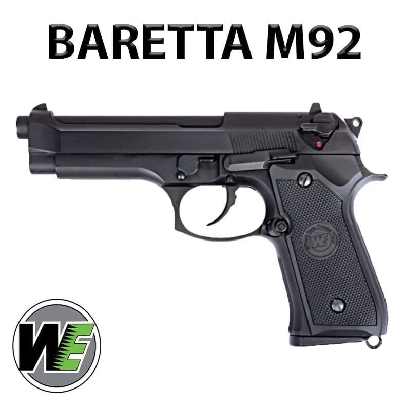 Airsoft Tabanca WE Baretta M92  Siyah WE-M001-M92-(BK)