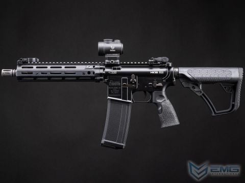 EMG HELIOS Daniel Defense Lisanslı MK18 RIII SIYAH Airsoft AEG Tüfeği, CYMA Platinum QBS