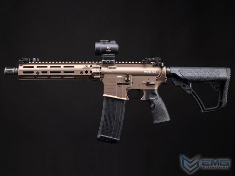 EMG HELIOS Daniel Defense Lisanslı MK18 RIII DESERT Airsoft AEG Tüfeği, CYMA Platinum QBS