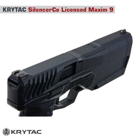 KRYTAC SilencerCo Maxim9 DEPLOYMENT PACK Airsoft Tabanca SIYAH