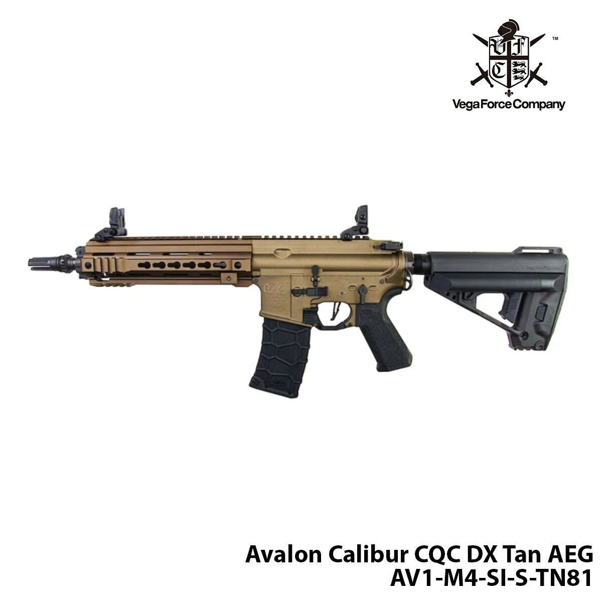 Airsoft Tüfek VFC Avalon Calibur CQC DX AV1-M4-SI-S-TN81-TAN