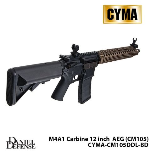 Airsoft Tüfek CYMA Platinum Daniel Defense M4A1 Carbine 12'' CM105DDL-BD