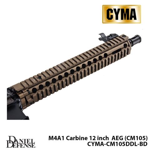 Airsoft Tüfek CYMA Platinum Daniel Defense M4A1 Carbine 12'' CM105DDL-BD