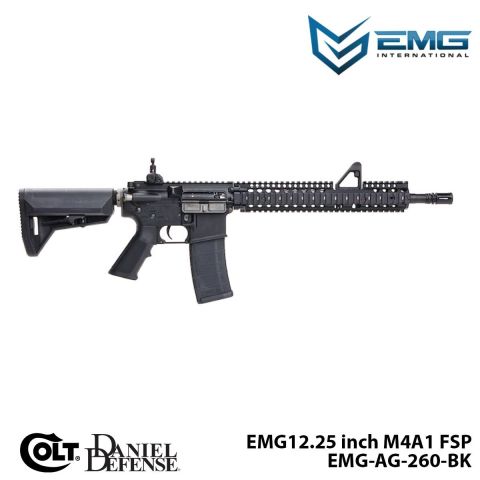 Airsoft Tüfek KİNG ARMS EMG Colt Licensed Daniel Defense 12.25'' M4A1 FSP (EMG-AG-260-BK)