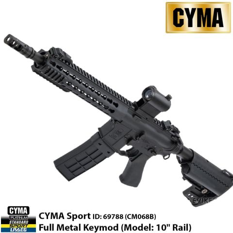 Airsoft Tüfek CYMA CM068B Full Metal Keymod Handguard 10'' ID:69788