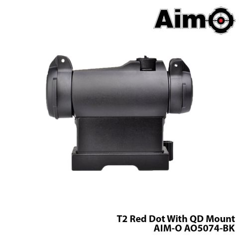 Red/Green-Dot T2 With QD Mount-SİYAH AIM-O AO5074-BK