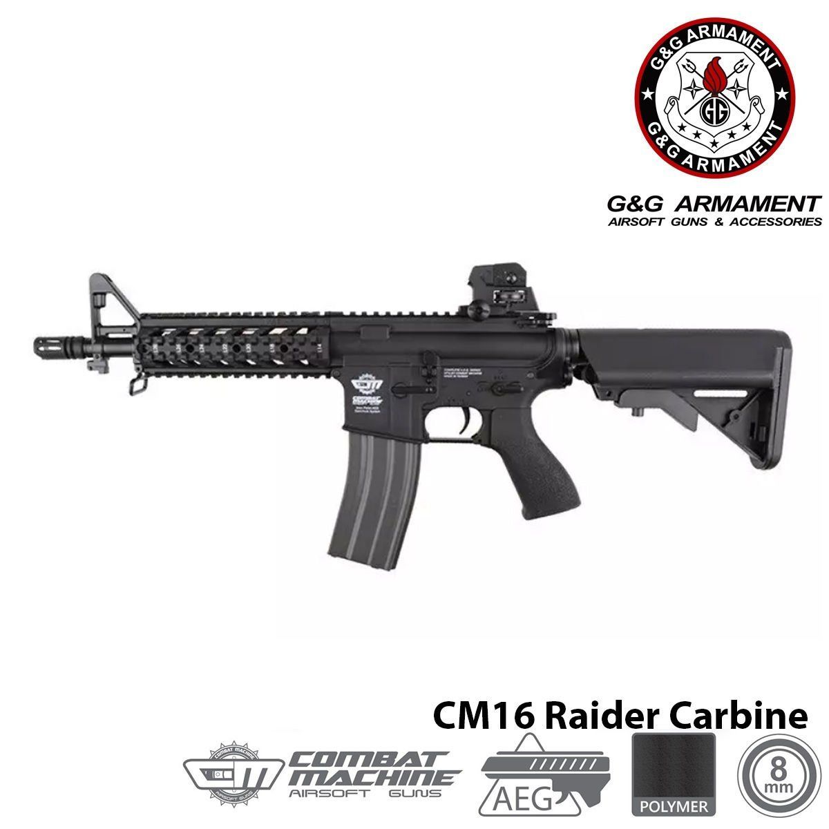 Airsoft Tüfek G&G M4 CM16-Raider Carbine [GIG-01-002760]