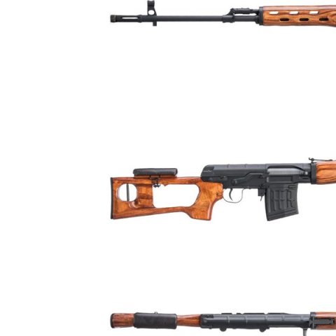 A&K SVD Dragunov Bolt Action Airsoft Sniper Tüfek (Renk: Gerçek Ağaç / 500 FPS)