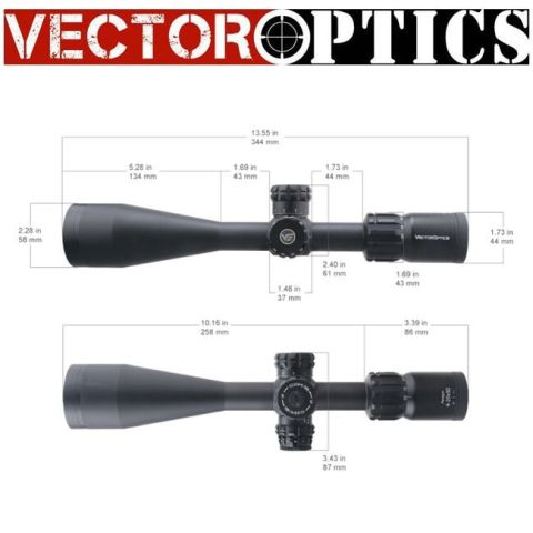 Vector Optics PARAGON 4-20 X 50 1 inç TACTICAL SFP Tüfek Dürbünü