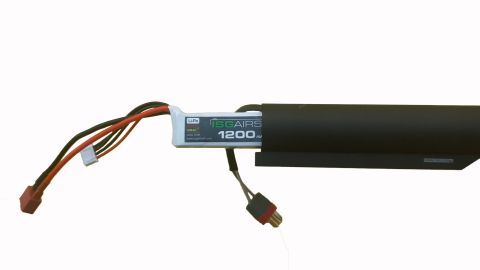 ISG 11.1V TEK PARCA MINISTICK T-PLUG 1200MAH 25C AİRSOFT LIPO PIL