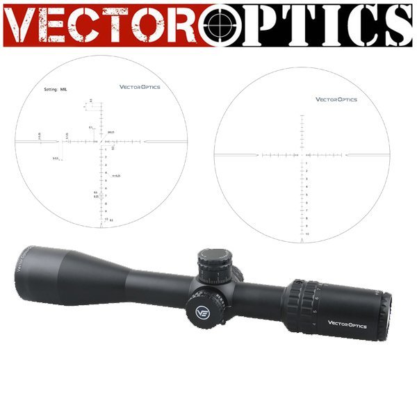 Vector Optics Orion 4-16x44 SFP Tüfek Dürbünü