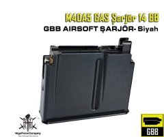 VFC M40A5 14BB GBB Airsoft Şarjör - Siyah