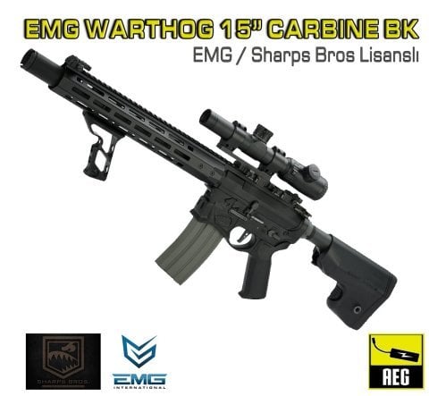 EMG Sharps Bros WARTHOG 15 CARBINE BK