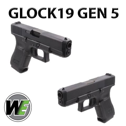 Airsoft Tabanca WE Glock 19 Siyah Gen5 WE-G003VB-BK 19-GEN5