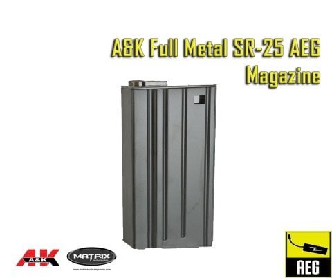 A&K Full Metal SR-25 150BB  Airsoft AEG Şarjör