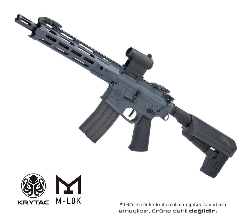 KRYTAC TRIDENT MKII CRB M-LOK AEG AIRSOFT TÜFEK - GRİ